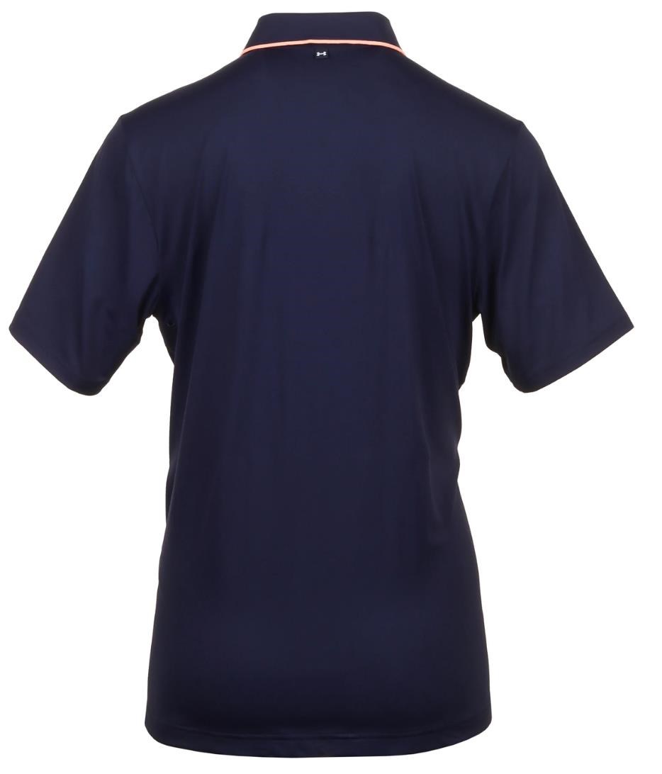 Under Armour Iso-Chill Herren Poloshirt, midnigt navy/flare orange