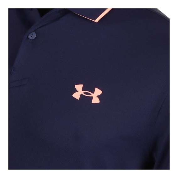 Under Armour Iso-Chill Herren Poloshirt, midnigt navy/flare orange