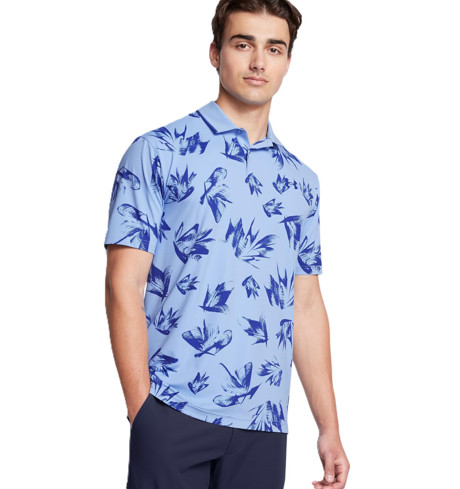 Under Armour Iso-Chill Edge Herren Poloshirt, horizon blue/tech blue