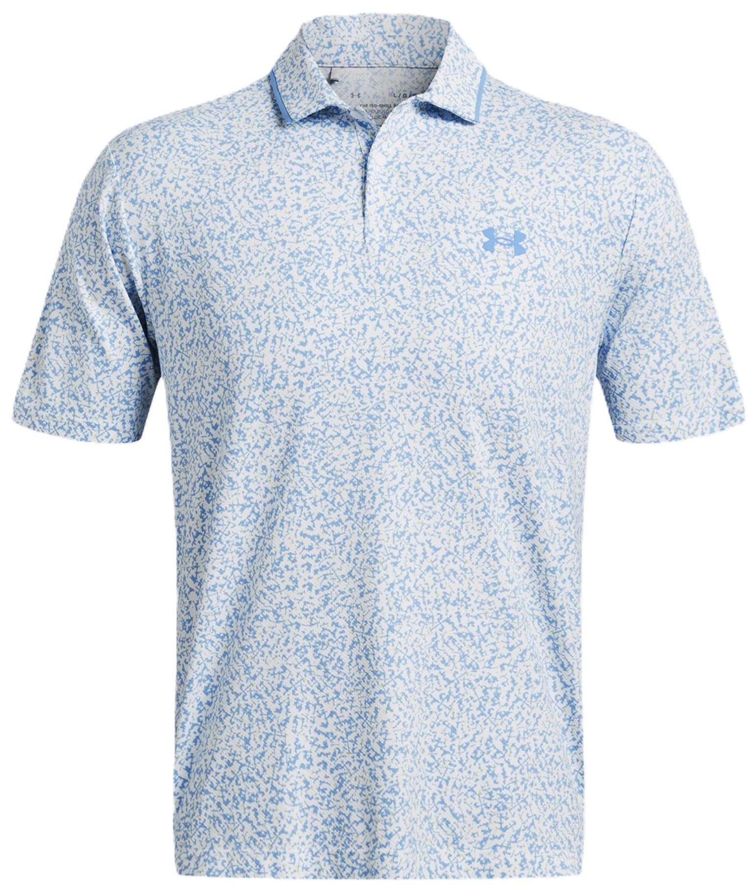 Under Armour Iso-Chill Herren Poloshirt, weiss/retro blau