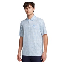 Under Armour Iso-Chill Herren Poloshirt, weiss/retro blau