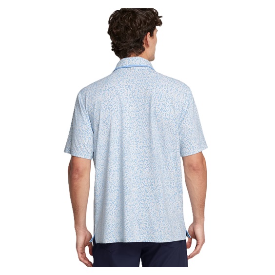 Under Armour Iso-Chill Herren Poloshirt, weiss/retro blau
