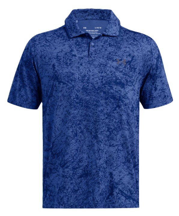 Under Armour Iso-Chill Herren Poloshirt, tech blau/dunkelblau