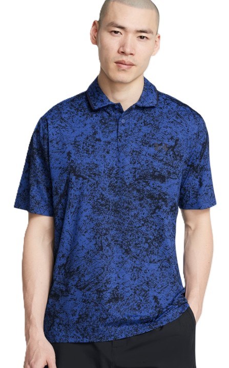 Under Armour Iso-Chill Herren Poloshirt, tech blau/dunkelblau