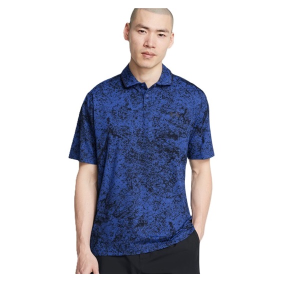 Under Armour Iso-Chill Herren Poloshirt, tech blau/dunkelblau