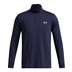 Under Armour Playoff Printed 1/4 Zip Herren Sweatshirt, dunkelblau/weiss