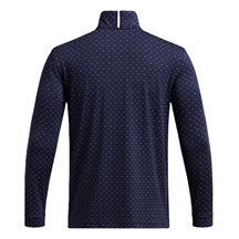 Under Armour Playoff Printed 1/4 Zip Herren Sweatshirt, dunkelblau/weiss