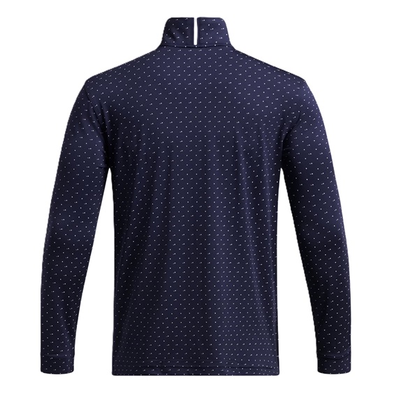 Under Armour Playoff Printed 1/4 Zip Herren Sweatshirt, dunkelblau/weiss