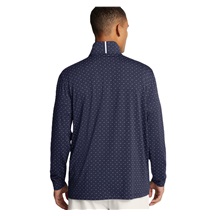 Under Armour Playoff Printed 1/4 Zip Herren Sweatshirt, dunkelblau/weiss