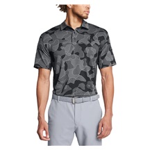 Under Armour Playoff 3.0 Printed Herren Poloshirt, schwarz