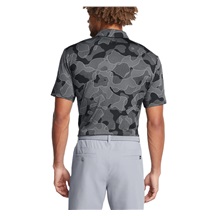 Under Armour Playoff 3.0 Printed Herren Poloshirt, schwarz