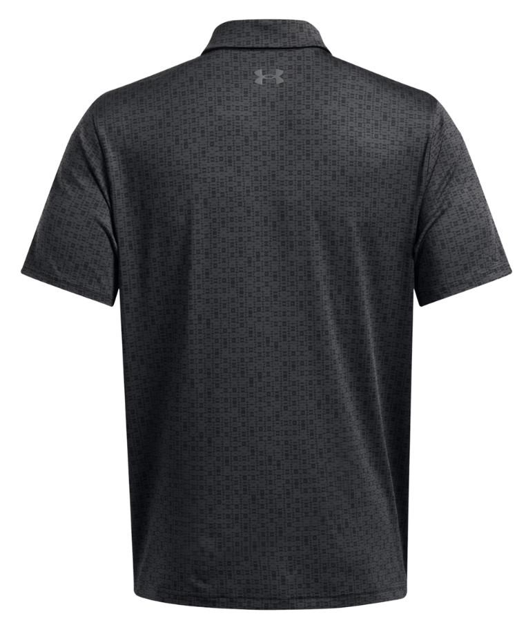 Under Armour Playoff 3.0 Printed Herren Poloshirt, anthracite/black/castlerock