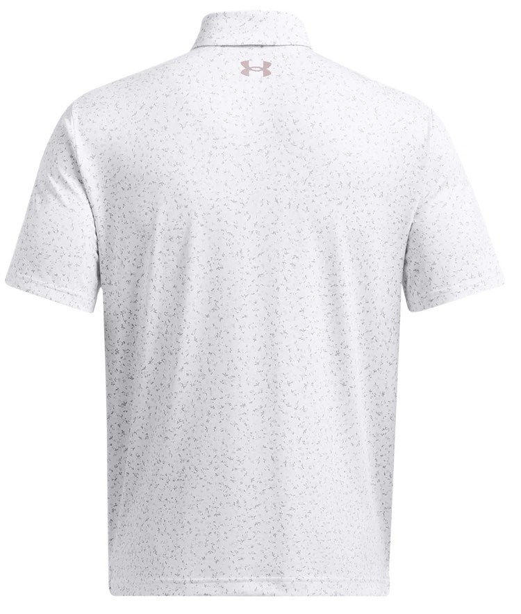Under Armour Playoff 3.0 Printed Herren Poloshirt, weiss