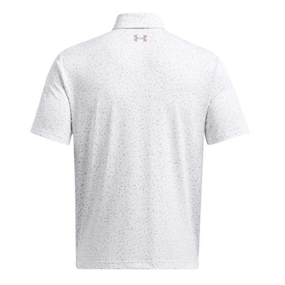 Under Armour Playoff 3.0 Printed Herren Poloshirt, weiss