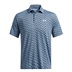 Under Armour Playoff 3.0 Printed Herren Poloshirt, blau