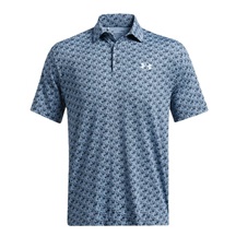 Under Armour Playoff 3.0 Printed Herren Poloshirt, blau