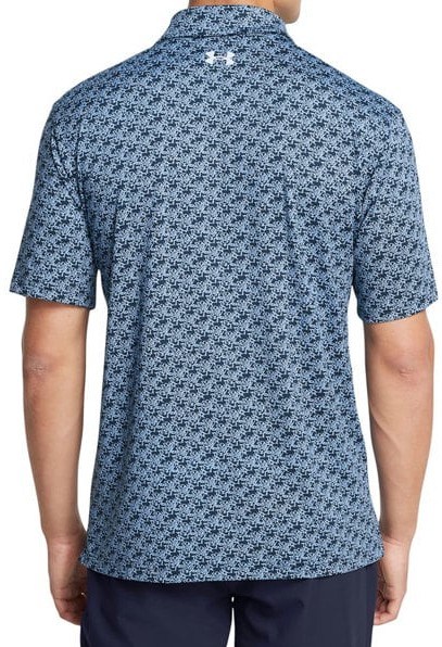 Under Armour Playoff 3.0 Printed Herren Poloshirt, blau