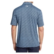Under Armour Playoff 3.0 Printed Herren Poloshirt, blau