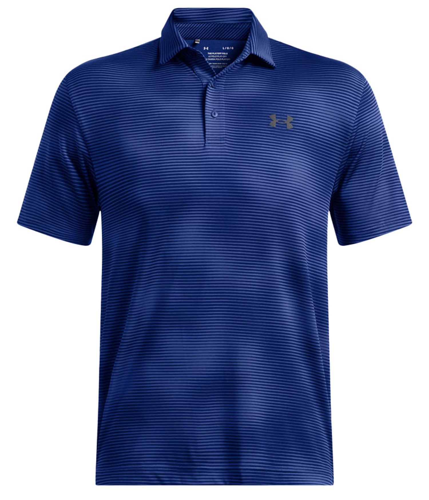 Under Armour Playoff 3.0 Printed Herren Poloshirt, blau/schwarz