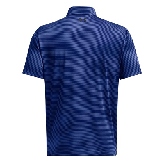 Under Armour Playoff 3.0 Printed Herren Poloshirt, blau/schwarz