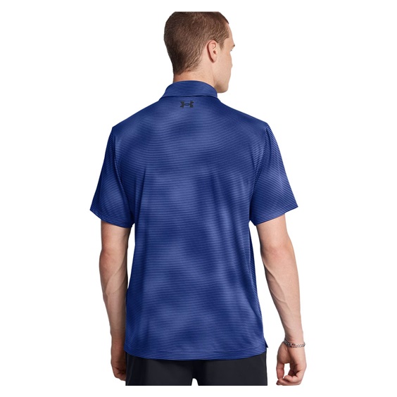 Under Armour Playoff 3.0 Printed Herren Poloshirt, blau/schwarz