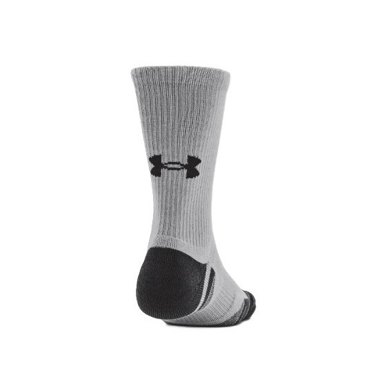 Under Armour Performance Tech Crew unisex Socken, 3Paar, schwarz/weiss/grau
