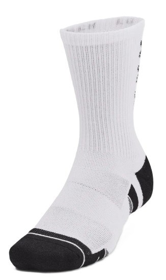 Under Armour Perf Tech Crew unisex Socken, 3Paar, weiss