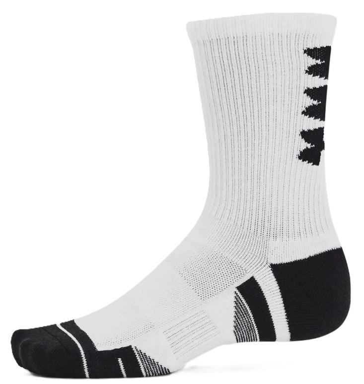 Under Armour Perf Tech Crew unisex Socken, 3Paar, weiss