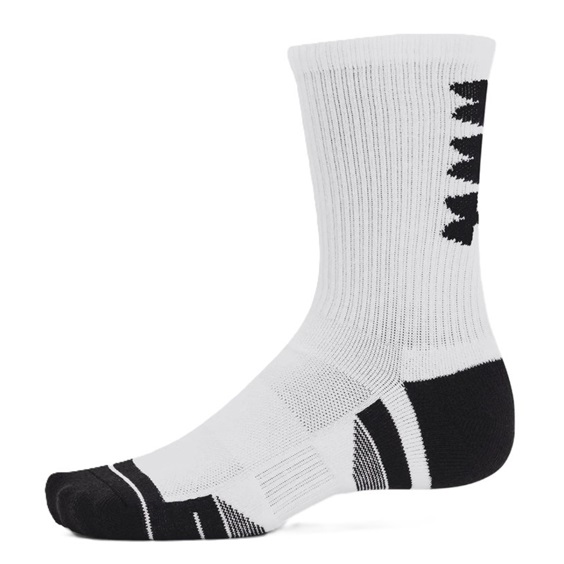 Under Armour Perf Tech Crew unisex Socken, 3Paar, weiss