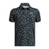 Under Armour Playoff Printed Junior Poloshirt, midnight navy/forest green