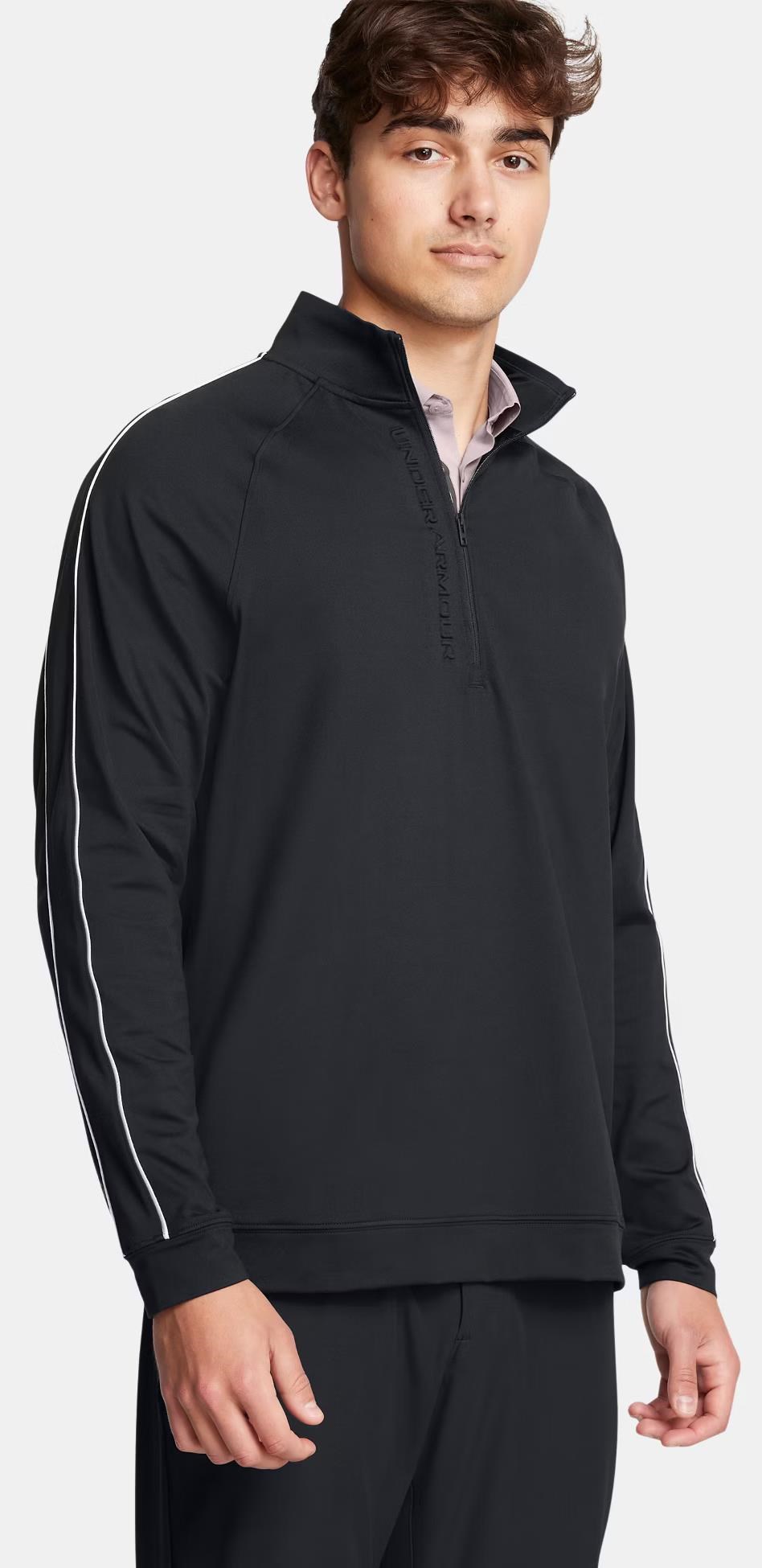 Under Armour Storm Midlayer 1/2 Zip Herren Sweatshirt, schwarz