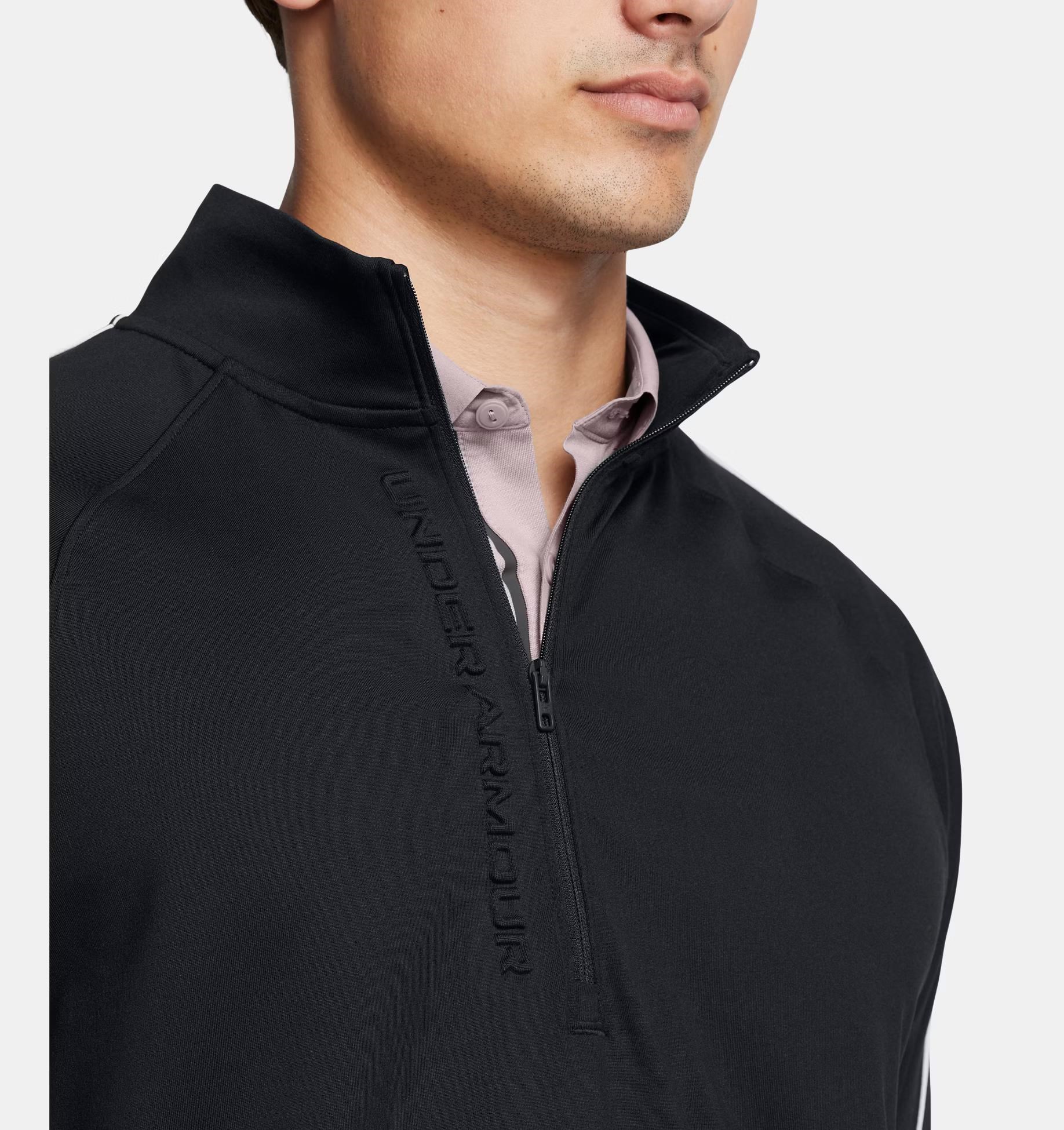 Under Armour Storm Midlayer 1/2 Zip Herren Sweatshirt, schwarz