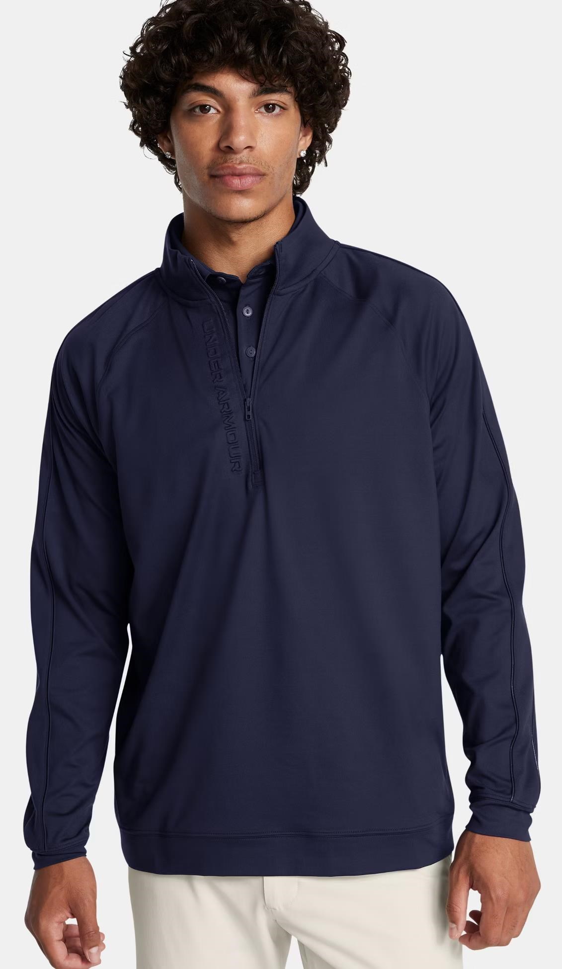 Under Armour Storm Midlayer 1/2 Zip Herren Sweatshirt, dunkelblau