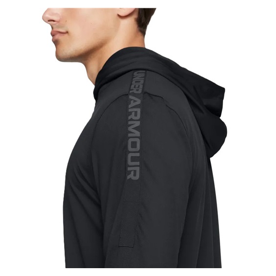 Under Armour Playoff Hoodie Herren Sweatshirt, schwarz