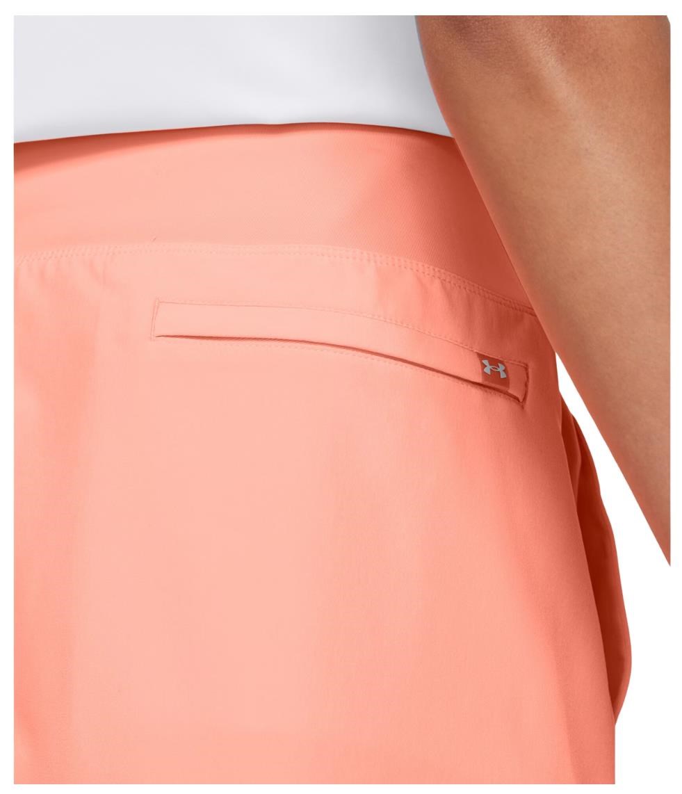 Under Armour Empower Damen Golfrock, flare orange/halo gray
