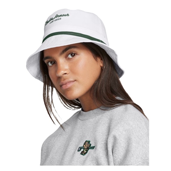 Under Armour Unisex Driver Bucket Hut, weiss