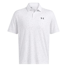 Under Armour T2G Printed Herren Poloshirt, weiss