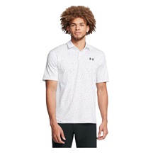 Under Armour T2G Printed Herren Poloshirt, weiss