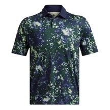 Under Armour T2G Printed Herren Poloshirt, retro green/midnight navy