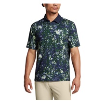 Under Armour T2G Printed Herren Poloshirt, retro green/midnight navy