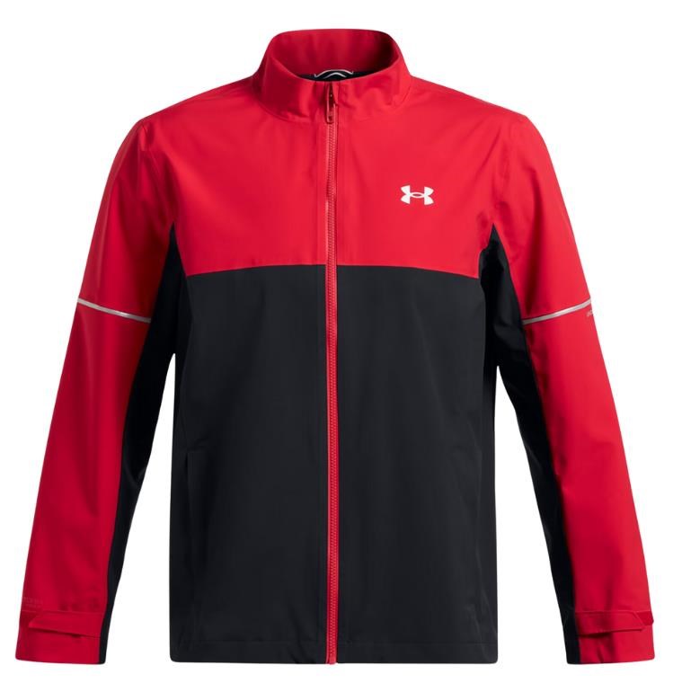 Under Armour Drive Rain Herrenjacke, rot/schwarz