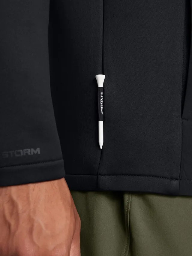 Under Armour Drive Pro Storm Hybrid Herren Sweatshirt, schwarz
