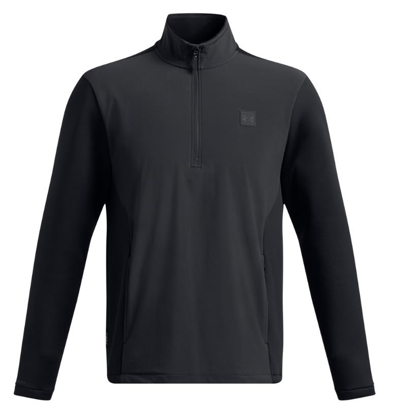 Under Armour Drive Pro Storm Hybrid 1/2-Zip Herren Sweatshirt, grau/schwarz
