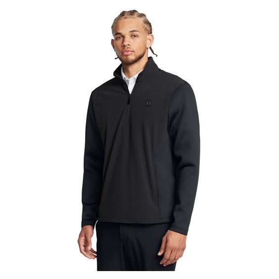 Under Armour Drive Pro Storm Hybrid 1/2-Zip Herren Sweatshirt, grau/schwarz