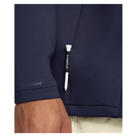 Under Armour Drive Pro Storm Hybrid Herren 1/2-Zip Sweatshirt, dunkelblau