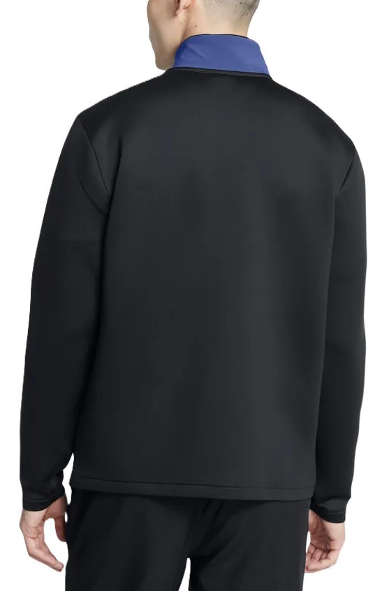 Under Armour Drive Pro Storm Hybrid Herren 1/2-Zip Sweatshirt, schwarz/dunkelblau
