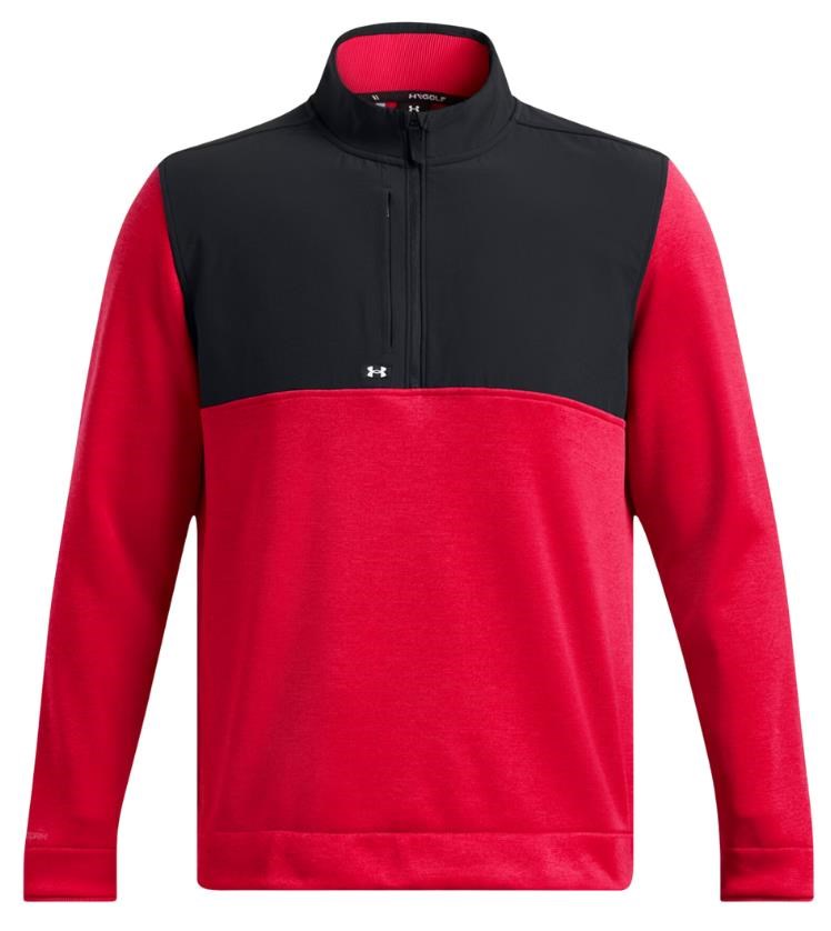 Under Armour Storm Fleece Herren Sweatshirt, rot/schwarz