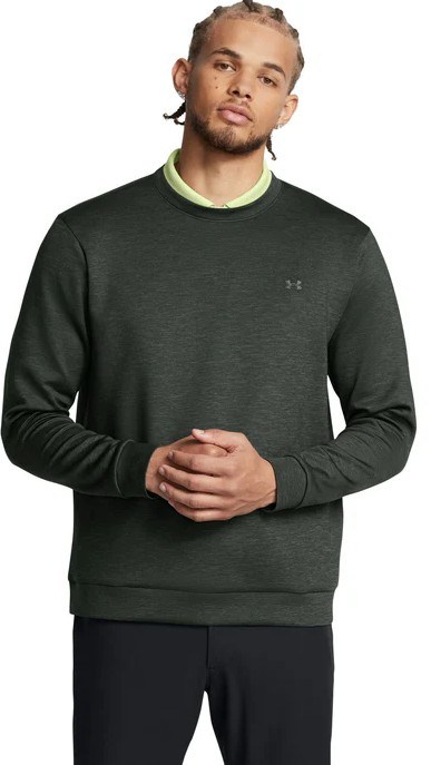 Under Armour Drive Midlayer Crew Herren Sweatshirt, waldgrün