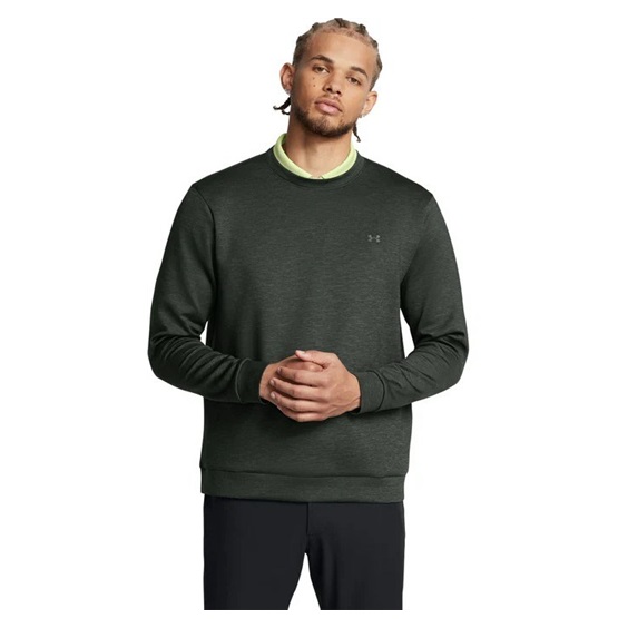 Under Armour Drive Midlayer Crew Herren Sweatshirt, waldgrün