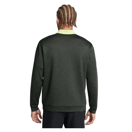 Under Armour Drive Midlayer Crew Herren Sweatshirt, waldgrün